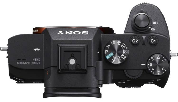 Sony a7III top